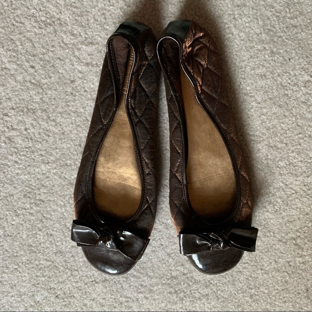 Chocolate brown Michelle D Flats